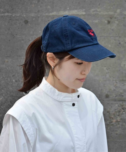 Bleu Bleuet(ブルーブルーエ)の「GREENWICHPOLOCLUBキャップ(キャップ・レディース・カーキ/ベージュ/ネイビー・FREE)」の20枚目の写真