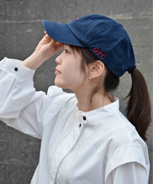 Bleu Bleuet(ブルーブルーエ)の「GREENWICHPOLOCLUBキャップ(キャップ・レディース・カーキ/ベージュ/ネイビー・FREE)」の19枚目の写真