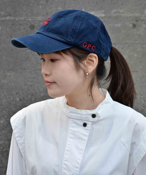 Bleu Bleuet(ブルーブルーエ)の「GREENWICHPOLOCLUBキャップ(キャップ・レディース・カーキ/ベージュ/ネイビー・FREE)」の18枚目の写真