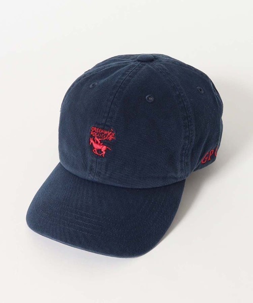 Bleu Bleuet(ブルーブルーエ)の「GREENWICHPOLOCLUBキャップ(キャップ・レディース・カーキ/ベージュ/ネイビー・FREE)」の4枚目の写真