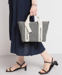 THE SHOP TK （ザ ショップ ティーケー ）の「ロゴ雑材バッグ（ハンドバッグ）」