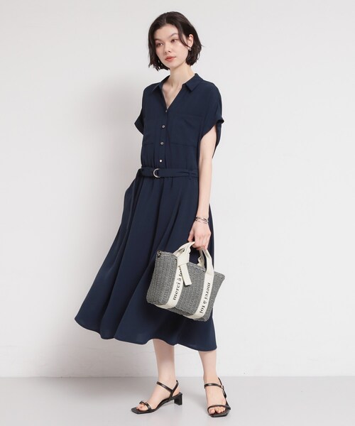 THE SHOP TK （ザ ショップ ティーケー ）の「ロゴ雑材バッグ（ハンドバッグ・レディース・グレー系4/アイボリー系4/ベージュ系4・00）」の7枚目の写真