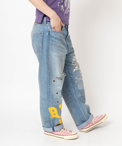 RNA(アールエヌエー)の「R4056 ベーシックストレートデニム(デニムパンツ・レディース・インディゴブルー・X-LARGE)」の3枚目の写真