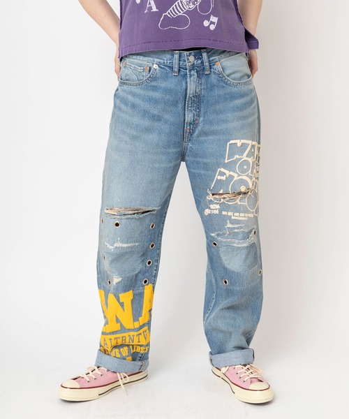 RNA(アールエヌエー)の「R4056 ベーシックストレートデニム(デニムパンツ・レディース・インディゴブルー・X-LARGE)」の2枚目の写真