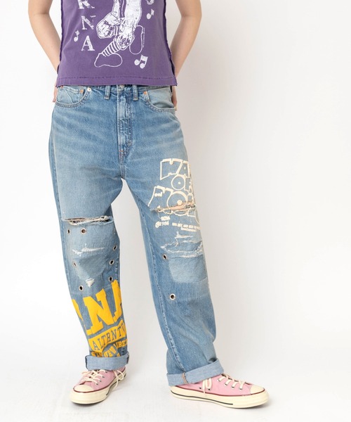 RNA(アールエヌエー)の「R4056 ベーシックストレートデニム(デニムパンツ・レディース・インディゴブルー・X-LARGE)」の19枚目の写真