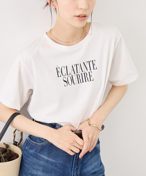ROPE' PICNIC(ロペピクニック)の「RENUロゴ&フォトアソートプリントTシャツ/UVカット・接触冷感・イージーケア(Tシャツ/カットソー・レディース・ホワイト系その他/ホワイト/ホワイト系その他2/ホワイト系その他3・FREE)」の2枚目の写真