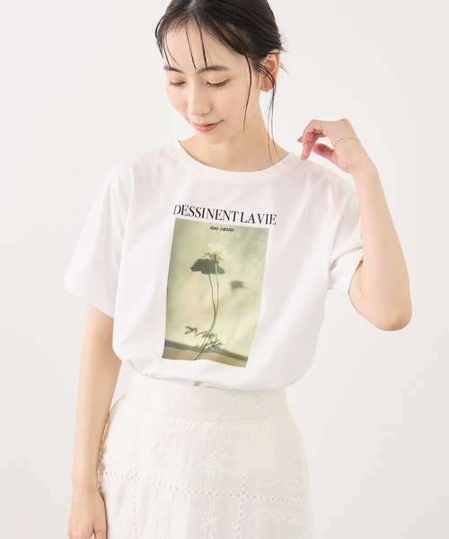 ROPE' PICNIC(ロペピクニック)の「RENUロゴ&フォトアソートプリントTシャツ/UVカット・接触冷感・イージーケア(Tシャツ/カットソー・レディース・ホワイト系その他/ホワイト/ホワイト系その他2/ホワイト系その他3・FREE)」の20枚目の写真