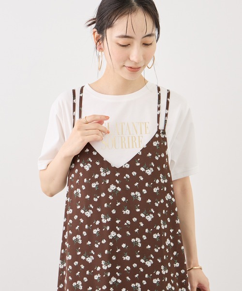ROPE' PICNIC(ロペピクニック)の「RENUロゴ&フォトアソートプリントTシャツ/UVカット・接触冷感・イージーケア(Tシャツ/カットソー・レディース・ホワイト系その他/ホワイト/ホワイト系その他2/ホワイト系その他3・FREE)」の11枚目の写真