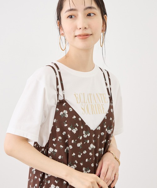 ROPE' PICNIC(ロペピクニック)の「RENUロゴ&フォトアソートプリントTシャツ/UVカット・接触冷感・イージーケア(Tシャツ/カットソー・レディース・ホワイト系その他/ホワイト/ホワイト系その他2/ホワイト系その他3・FREE)」の13枚目の写真