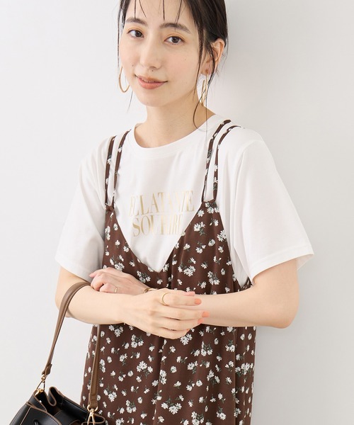 ROPE' PICNIC(ロペピクニック)の「RENUロゴ&フォトアソートプリントTシャツ/UVカット・接触冷感・イージーケア(Tシャツ/カットソー・レディース・ホワイト系その他/ホワイト/ホワイト系その他2/ホワイト系その他3・FREE)」の15枚目の写真