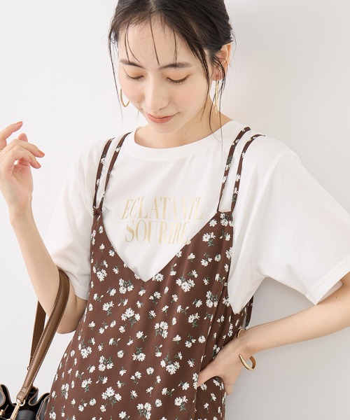 ROPE' PICNIC(ロペピクニック)の「RENUロゴ&フォトアソートプリントTシャツ/UVカット・接触冷感・イージーケア(Tシャツ/カットソー・レディース・ホワイト系その他/ホワイト/ホワイト系その他2/ホワイト系その他3・FREE)」の16枚目の写真
