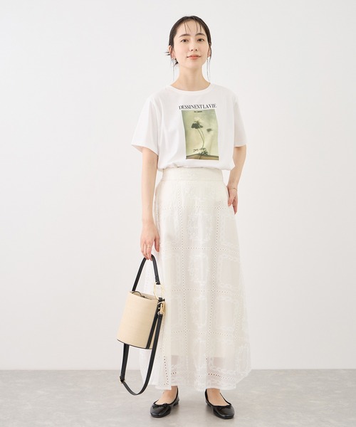 ROPE' PICNIC(ロペピクニック)の「RENUロゴ&フォトアソートプリントTシャツ/UVカット・接触冷感・イージーケア(Tシャツ/カットソー・レディース・ホワイト系その他/ホワイト/ホワイト系その他2/ホワイト系その他3/ホワイト系その他4・FREE)」の22枚目の写真