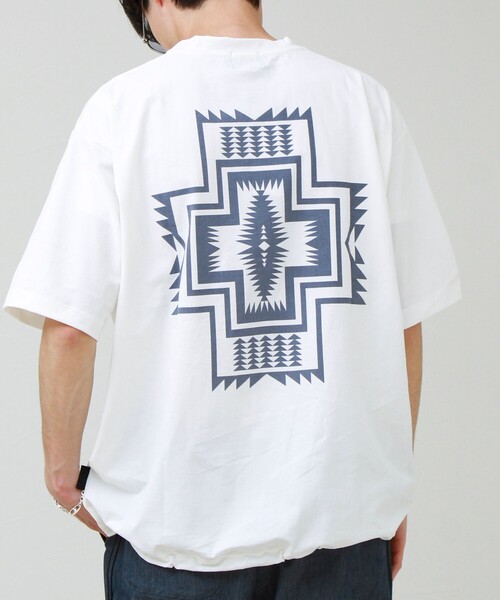 PENDLETON(ペンドルトン)の「【PENDLETON/ペンドルトン】CALCULO×SOLOTEX Tee(Tシャツ/カットソー・メンズ・サックスブルー/サーモンピンク/ブラック/オフホワイト・L/M)」の21枚目の写真