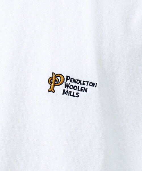 PENDLETON(ペンドルトン)の「【PENDLETON/ペンドルトン】CALCULO×SOLOTEX Tee(Tシャツ/カットソー・メンズ・サックスブルー/サーモンピンク/ブラック/オフホワイト・L/M)」の5枚目の写真