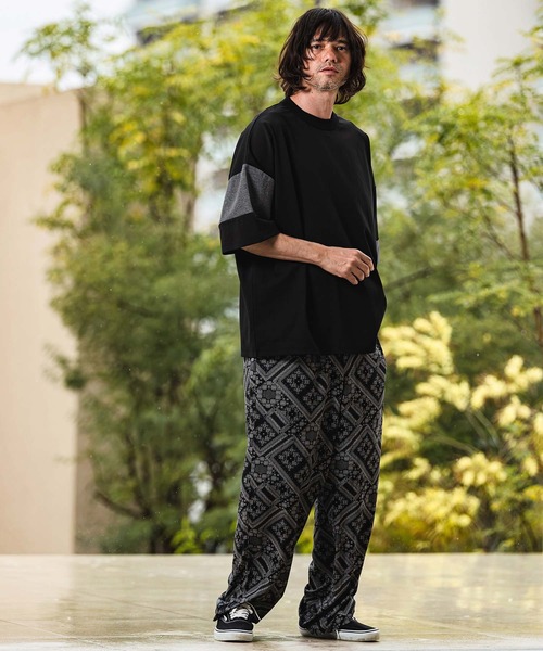 mt10470- Asymmetry Switch Cut sew デザインTシャツ(S69026cmb)（T