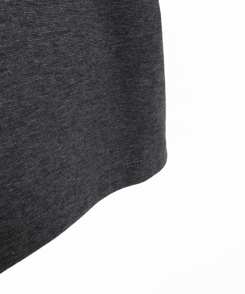 CAMBIO(カンビオ)の「mt10470- Asymmetry Switch Cut sew デザインTシャツ(S69026cmb)(Tシャツ/カットソー・メンズ・キナリ/ベージュ系その他/ブラック×グレー/チャコールグレー×ブラック・L/M/S)」の19枚目の写真