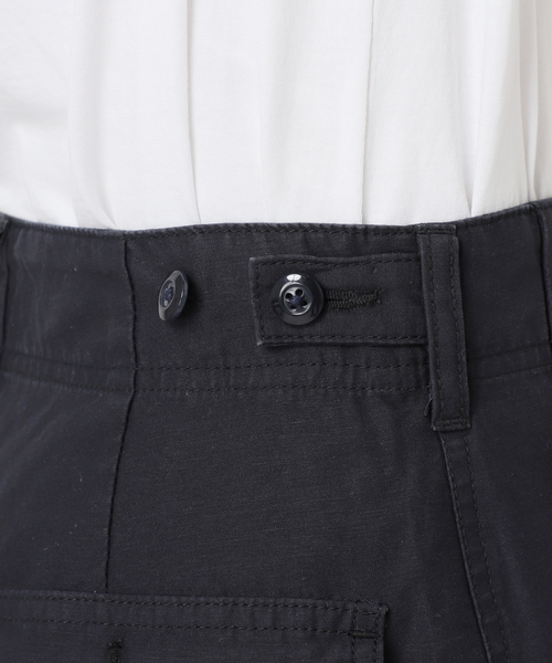 U by SPICK&SPAN(ユーバイスピックアンドスパン)の「コットンリネンバレルレッグルーズベイカーパンツ(カーゴパンツ・レディース・ベージュ/ネイビー/カーキ・38/36)」の14枚目の写真