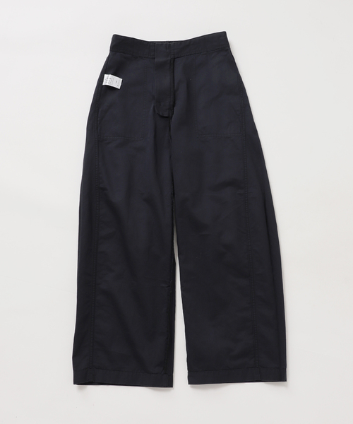 U by SPICK&SPAN(ユーバイスピックアンドスパン)の「コットンリネンバレルレッグルーズベイカーパンツ(カーゴパンツ・レディース・ベージュ/ネイビー/カーキ・38/36)」の13枚目の写真