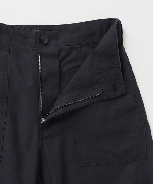 U by SPICK&SPAN(ユーバイスピックアンドスパン)の「コットンリネンバレルレッグルーズベイカーパンツ(カーゴパンツ・レディース・ベージュ/ネイビー/カーキ・38/36)」の12枚目の写真