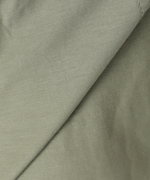 U by SPICK&SPAN(ユーバイスピックアンドスパン)の「コットンリネンバレルレッグルーズベイカーパンツ(カーゴパンツ・レディース・ベージュ/ネイビー/カーキ・38/36)」の10枚目の写真