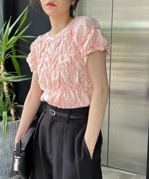 CAPRICIEUX LE'MAGE（カプリシューレマージュ）の「【新色イエロー・チャコールグレー】シャーリングホイップT（Tシャツ/カットソー）」