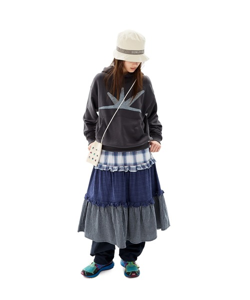 SUNLOVE(サンラブ)の「Daybreak Hoodie(パーカー・レディース・ブラウン/グリーン/チャコール/ネイビー/イエロー・S/M/L/XL)」の10枚目の写真