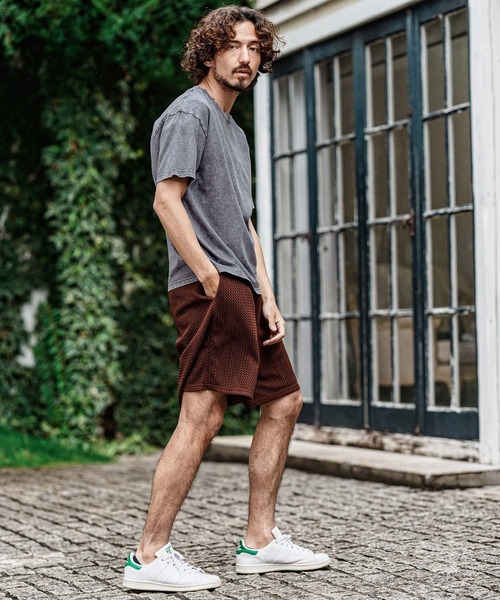 CAMBIO（カンビオ）の「mt10486- Pigment dye Distressed Short Sleeve Cut sew Tシャツ(S601126cmb)（Tシャツ/カットソー・メンズ・ブラック/グリーン/レッド/ライトグレー・L/M/S）」の12枚目の写真