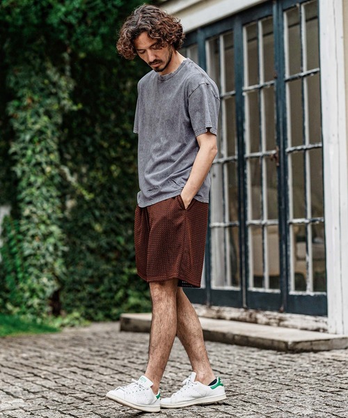 CAMBIO（カンビオ）の「mt10486- Pigment dye Distressed Short Sleeve Cut sew Tシャツ(S601126cmb)（Tシャツ/カットソー・メンズ・ブラック/グリーン/レッド/ライトグレー・L/M/S）」の13枚目の写真