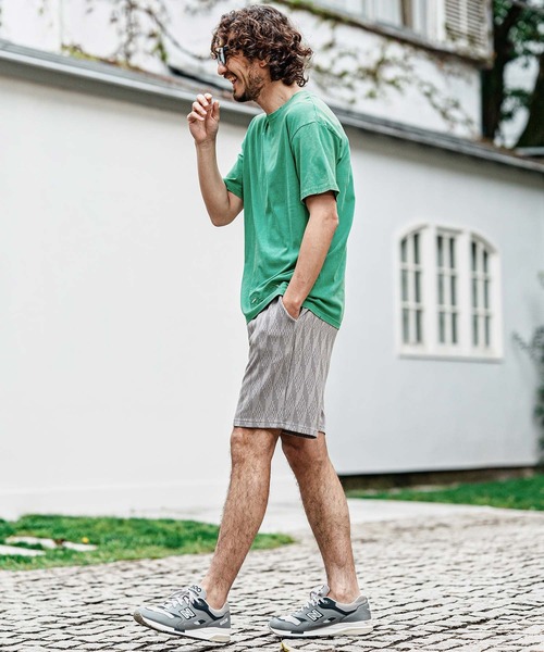 CAMBIO（カンビオ）の「mt10486- Pigment dye Distressed Short Sleeve Cut sew Tシャツ(S601126cmb)（Tシャツ/カットソー・メンズ・ブラック/グリーン/レッド/ライトグレー・L/M/S）」の17枚目の写真