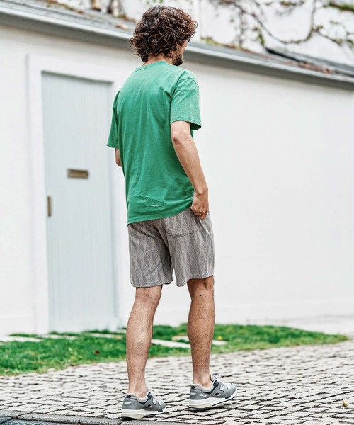 CAMBIO（カンビオ）の「mt10486- Pigment dye Distressed Short Sleeve Cut sew Tシャツ(S601126cmb)（Tシャツ/カットソー・メンズ・ブラック/グリーン/レッド/ライトグレー・L/M/S）」の19枚目の写真