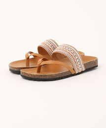 【ITALIAN SHOEMAKERS】メタリックブレードフラットサンダル(962334)