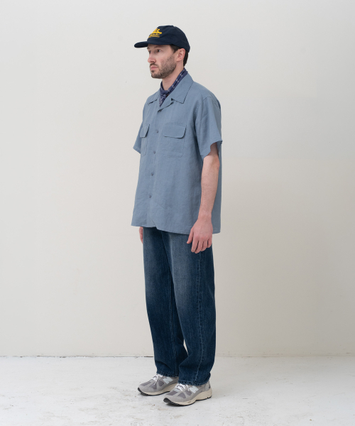 MANNERGRAM(マナーグラム)の「ラミオープンカラー ハーフシャツ(シャツ/ブラウス・メンズ・その他・95/100/105)」の3枚目の写真