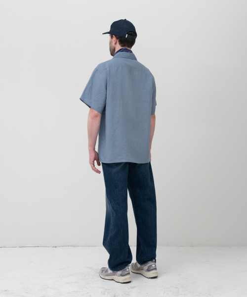 MANNERGRAM(マナーグラム)の「ラミオープンカラー ハーフシャツ(シャツ/ブラウス・メンズ・その他・95/100/105)」の4枚目の写真