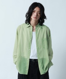 Sheer Check Pattern Shirt / シアーチェックシャツ