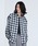 RAGEBLUE�i���C�W�u���[�j�́uSheer Check Pattern Shirt / �V�A�[�`�F�b�N�V���c�i�V���c/�u���E�X�j�v�b�u���b�N
