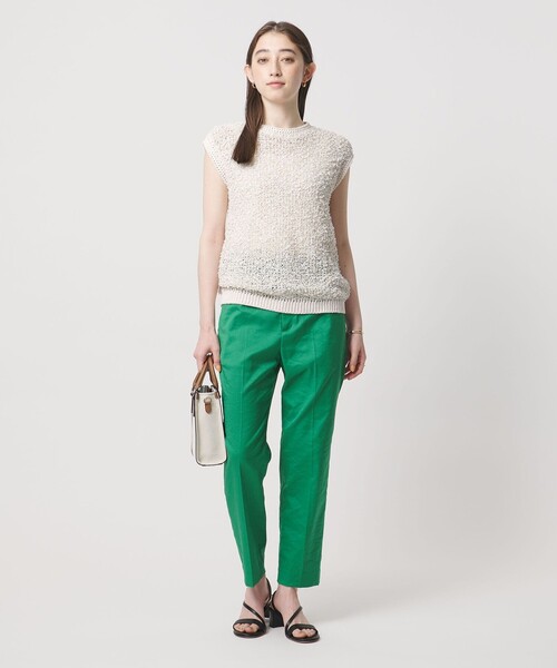 UNITED ARROWS(ユナイテッドアローズ)の「YTM カラー ミックス ニット ベスト(ニット/セーター・レディース・ナチュラル/ネイビー/ライム・FREE)」の5枚目の写真