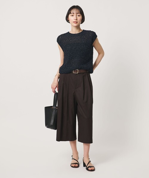 UNITED ARROWS(ユナイテッドアローズ)の「YTM カラー ミックス ニット ベスト(ニット/セーター・レディース・ナチュラル/ネイビー/ライム・FREE)」の8枚目の写真