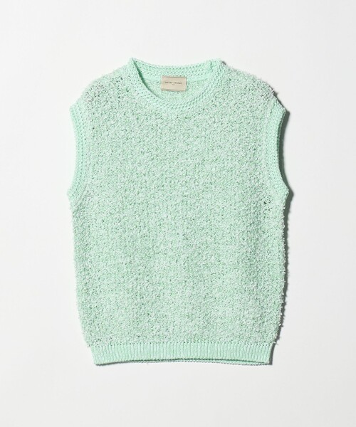 UNITED ARROWS(ユナイテッドアローズ)の「YTM カラー ミックス ニット ベスト(ニット/セーター・レディース・ナチュラル/ネイビー/ライム・FREE)」の12枚目の写真