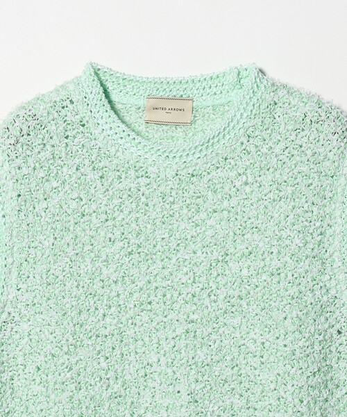 UNITED ARROWS(ユナイテッドアローズ)の「YTM カラー ミックス ニット ベスト(ニット/セーター・レディース・ナチュラル/ネイビー/ライム・FREE)」の14枚目の写真