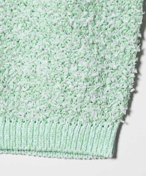 UNITED ARROWS(ユナイテッドアローズ)の「YTM カラー ミックス ニット ベスト(ニット/セーター・レディース・ナチュラル/ネイビー/ライム・FREE)」の16枚目の写真