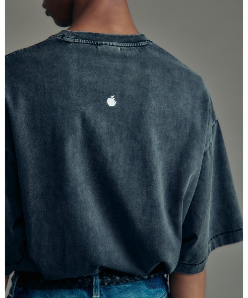ADAM PATEK(アダムパテック)の「ADAMPATEK/basic logo aging T/ベーシックロゴエイジング加工Tシャツ(AP2614025)(Tシャツ/カットソー・レディース・ホワイト/グリーン/ピンク/ブラック・1/2)」の12枚目の写真