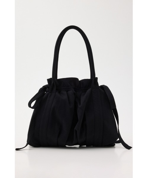 SLY(スライ)の「SW GATHER RIBBON BAG スウェットギャザーリボンバッグ(ショルダーバッグ・レディース・ブラック/杢グレー・FREE)」の5枚目の写真
