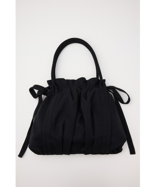 SLY(スライ)の「SW GATHER RIBBON BAG スウェットギャザーリボンバッグ(ショルダーバッグ・レディース・ブラック/杢グレー・FREE)」の7枚目の写真