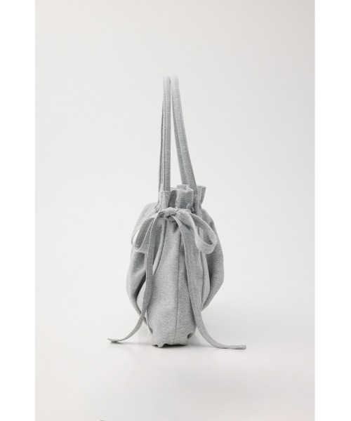 SLY(スライ)の「SW GATHER RIBBON BAG スウェットギャザーリボンバッグ(ショルダーバッグ・レディース・ブラック/杢グレー・FREE)」の10枚目の写真