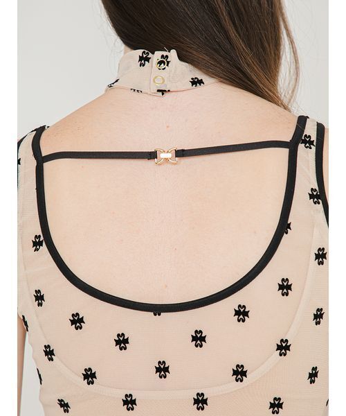 SORIN（ソリン　）の「SWANLAKE Choker Tanktop/スワンレイク チョーカータンクトップ（タンクトップ・レディース・ブラック/ベージュ/サーモンピンク/ミント・38）」の16枚目の写真