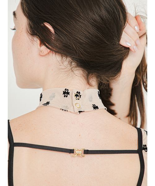 SORIN（ソリン　）の「SWANLAKE Choker Tanktop/スワンレイク チョーカータンクトップ（タンクトップ・レディース・ブラック/ベージュ/サーモンピンク/ミント・38）」の17枚目の写真