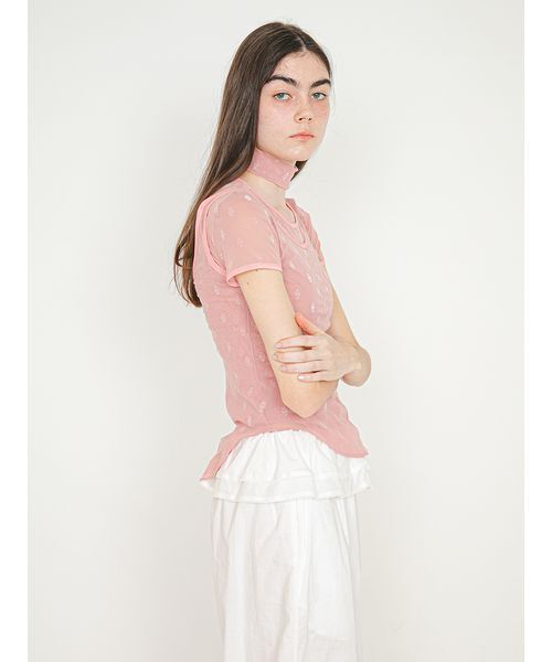 SORIN（ソリン　）の「SWANLAKE Choker Tanktop/スワンレイク チョーカータンクトップ（タンクトップ・レディース・ブラック/ベージュ/サーモンピンク/ミント・38）」の22枚目の写真