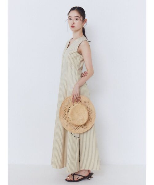 LAGUNAMOON（ラグナムーン）の「フロントZIPミックスカラーワンピース 【夏服】（ワンピース・レディース・ブラック/アイボリー/ライトグリーン・MEDIUM/SMALL）」の20枚目の写真
