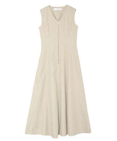 LAGUNAMOON（ラグナムーン）の「フロントZIPミックスカラーワンピース 【夏服】（ワンピース・レディース・ブラック/アイボリー/ライトグリーン・MEDIUM/SMALL）」の15枚目の写真