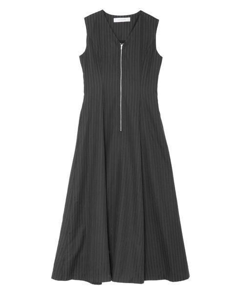 LAGUNAMOON（ラグナムーン）の「フロントZIPミックスカラーワンピース 【夏服】（ワンピース・レディース・ブラック/アイボリー/ライトグリーン・MEDIUM/SMALL）」の16枚目の写真